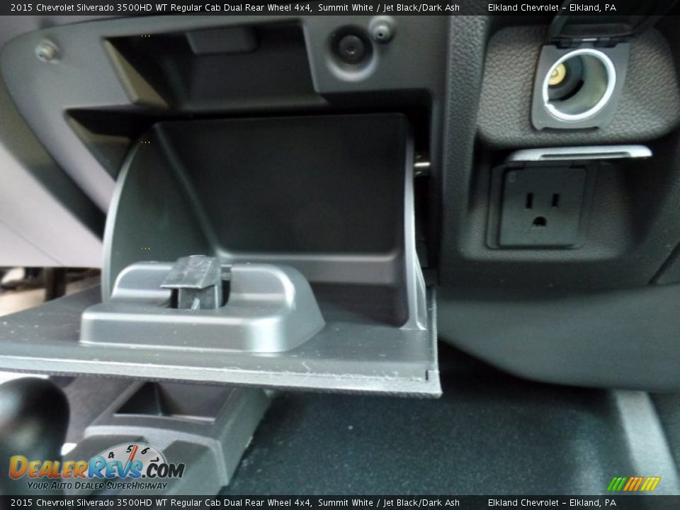 2015 Chevrolet Silverado 3500HD WT Regular Cab Dual Rear Wheel 4x4 Summit White / Jet Black/Dark Ash Photo #35
