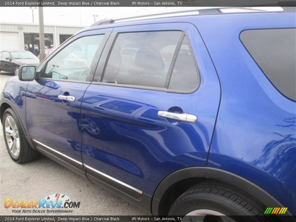 2014 Ford Explorer Limited Deep Impact Blue / Charcoal Black Photo #5