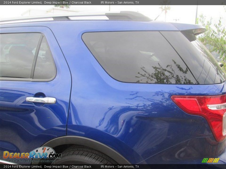 2014 Ford Explorer Limited Deep Impact Blue / Charcoal Black Photo #7