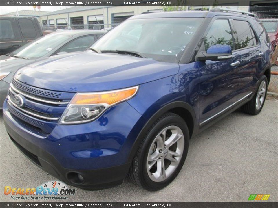 Deep Impact Blue 2014 Ford Explorer Limited Photo #8