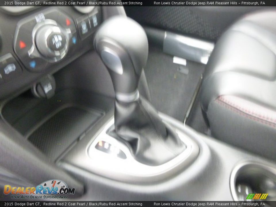 2015 Dodge Dart GT Redline Red 2 Coat Pearl / Black/Ruby Red Accent Stitching Photo #17