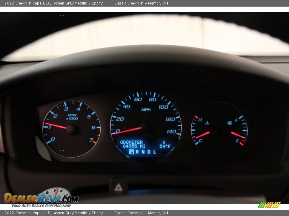 2012 Chevrolet Impala LT Ashen Gray Metallic / Ebony Photo #8