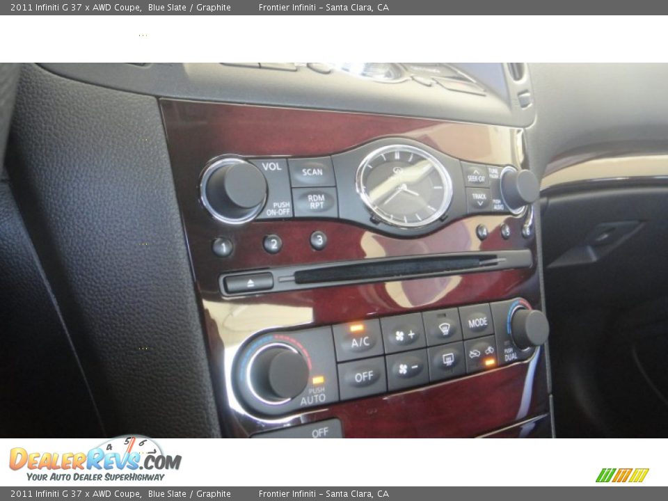 2011 Infiniti G 37 x AWD Coupe Blue Slate / Graphite Photo #13