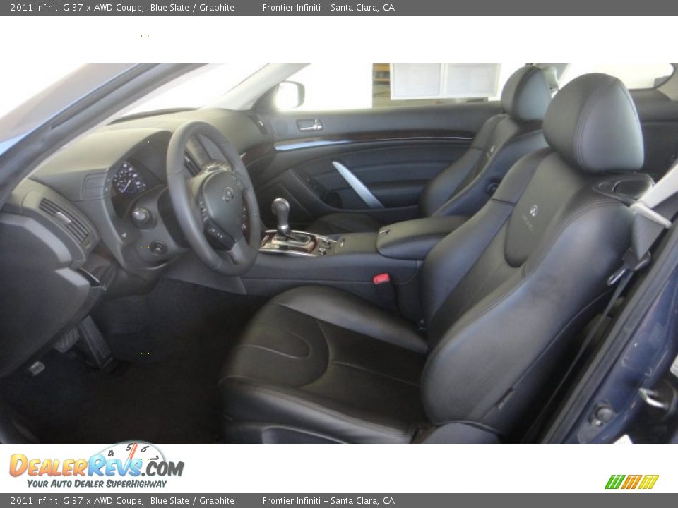 2011 Infiniti G 37 x AWD Coupe Blue Slate / Graphite Photo #16