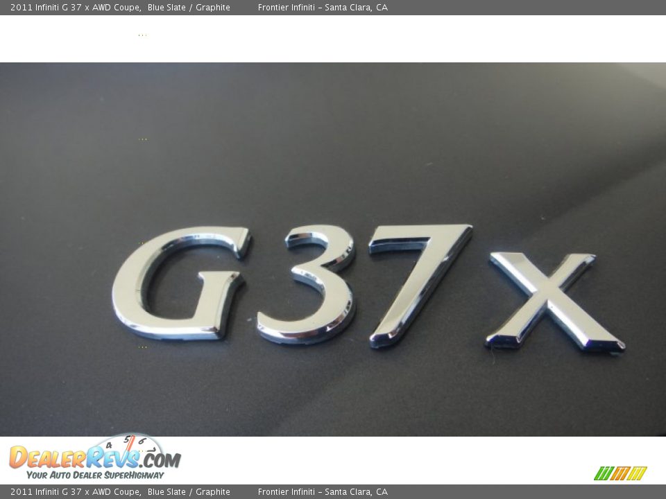 2011 Infiniti G 37 x AWD Coupe Blue Slate / Graphite Photo #20