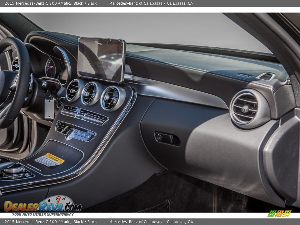 2015 Mercedes-Benz C 300 4Matic Black / Black Photo #8