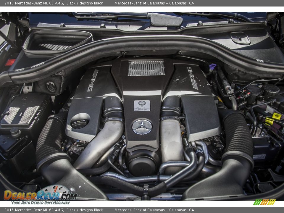 2015 Mercedes-Benz ML 63 AMG 5.5 Liter AMG biturbo DOHC 32-Valve VVT V8 Engine Photo #9