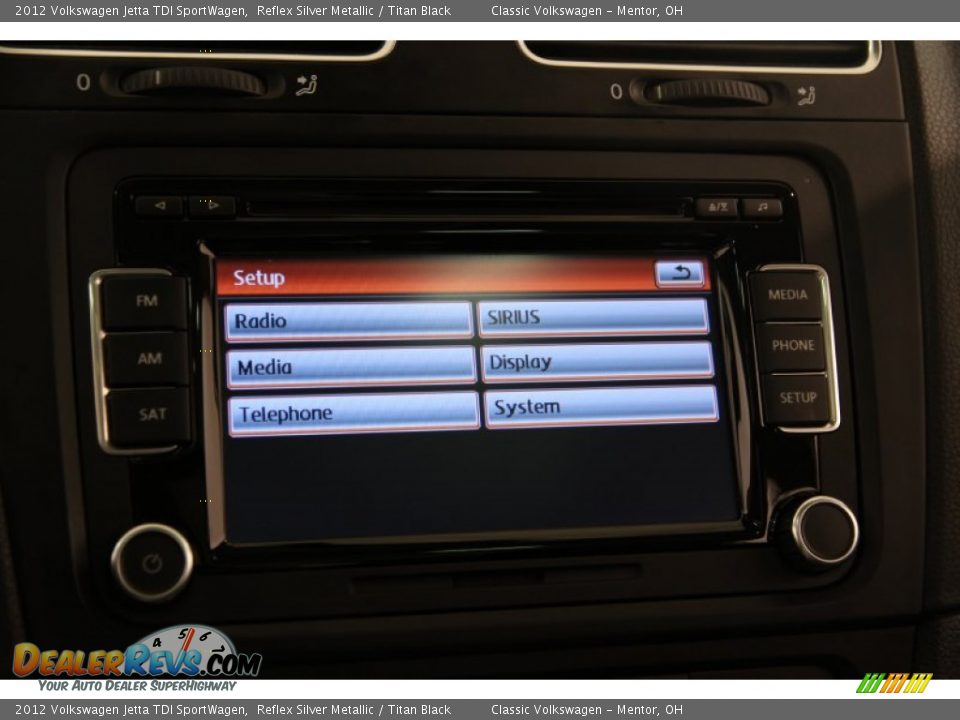 2012 Volkswagen Jetta TDI SportWagen Reflex Silver Metallic / Titan Black Photo #9