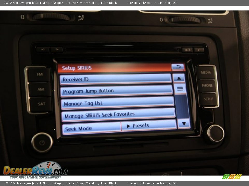 2012 Volkswagen Jetta TDI SportWagen Reflex Silver Metallic / Titan Black Photo #13