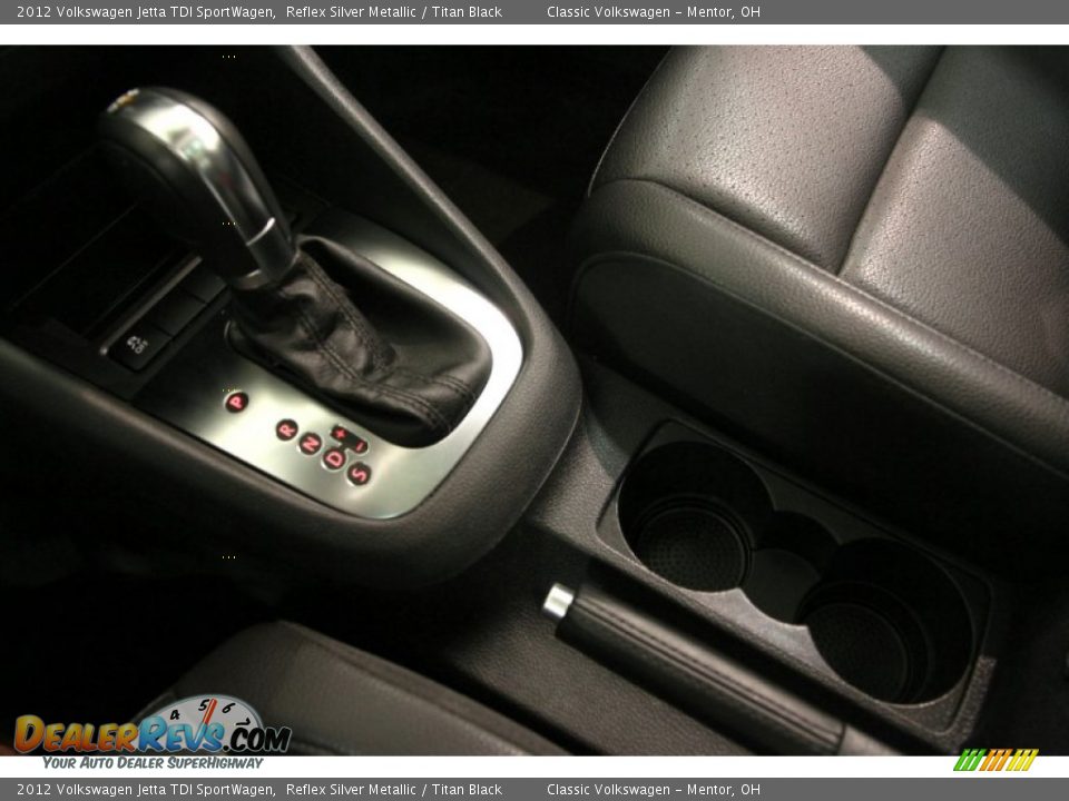2012 Volkswagen Jetta TDI SportWagen Reflex Silver Metallic / Titan Black Photo #16