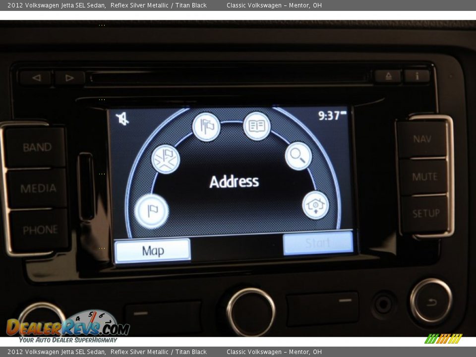 2012 Volkswagen Jetta SEL Sedan Reflex Silver Metallic / Titan Black Photo #11