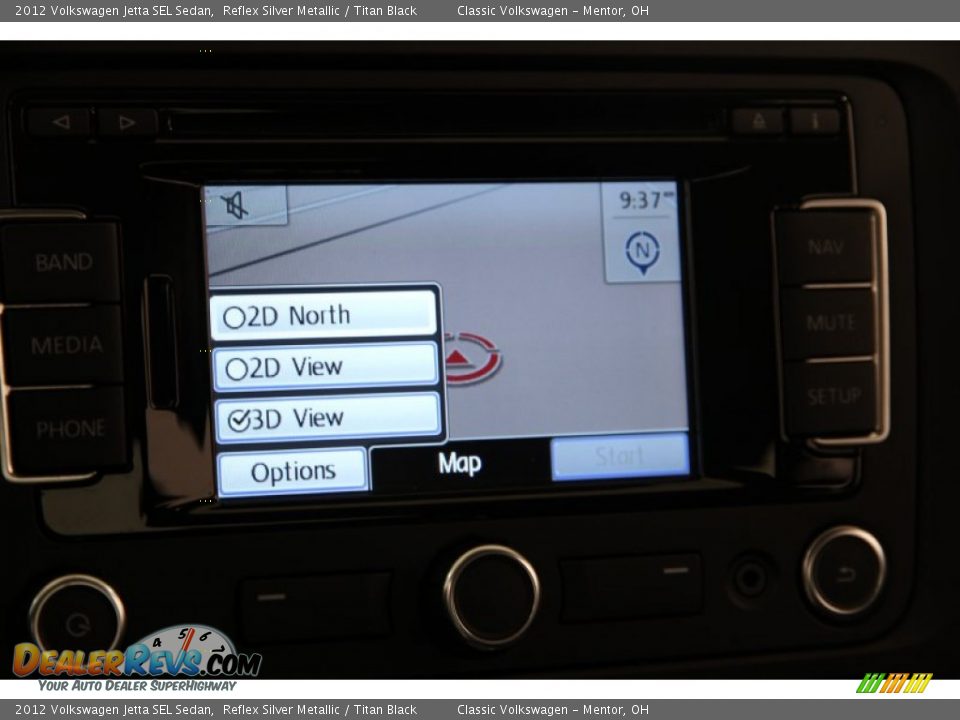 2012 Volkswagen Jetta SEL Sedan Reflex Silver Metallic / Titan Black Photo #12