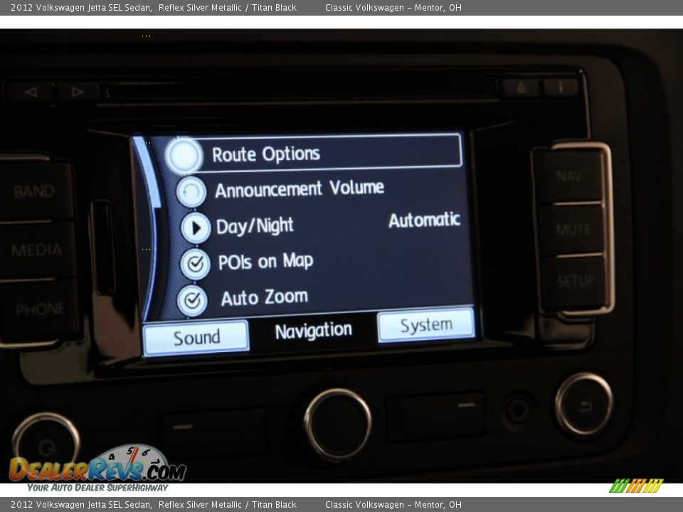 2012 Volkswagen Jetta SEL Sedan Reflex Silver Metallic / Titan Black Photo #13