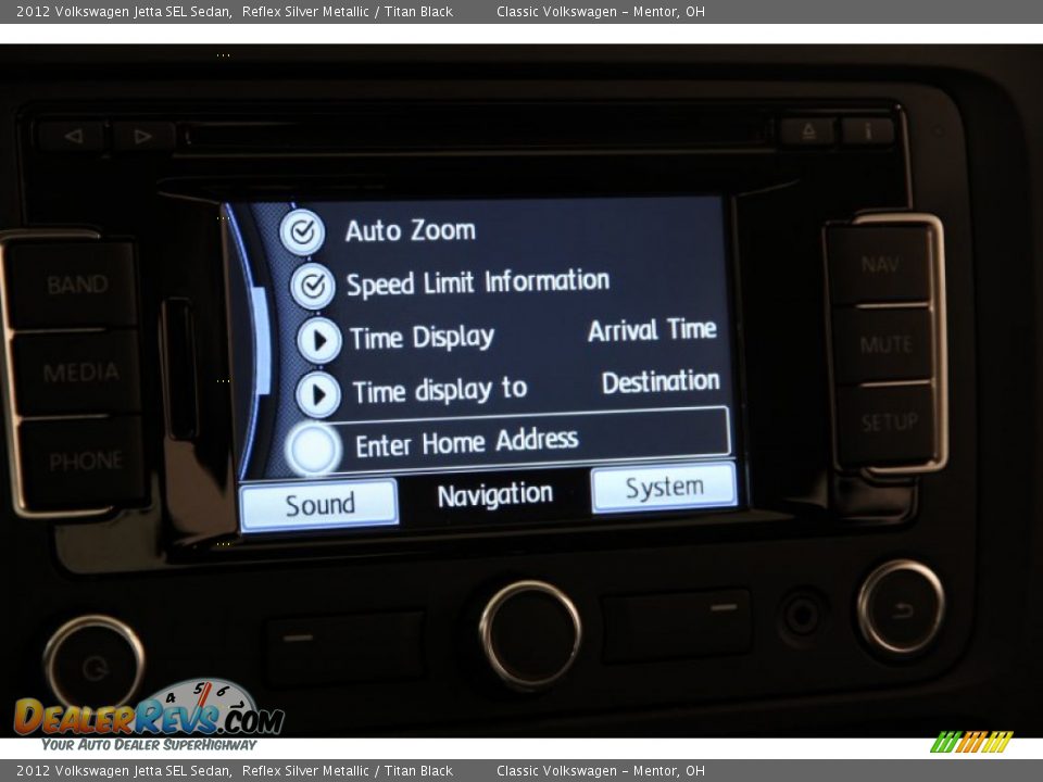 2012 Volkswagen Jetta SEL Sedan Reflex Silver Metallic / Titan Black Photo #14