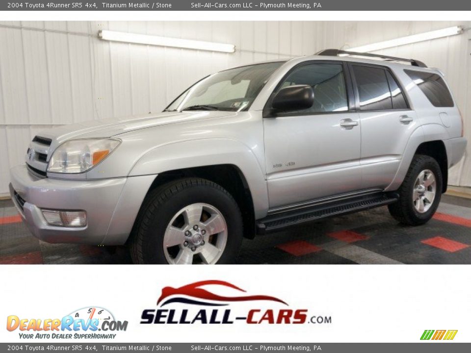 2004 Toyota 4Runner SR5 4x4 Titanium Metallic / Stone Photo #1