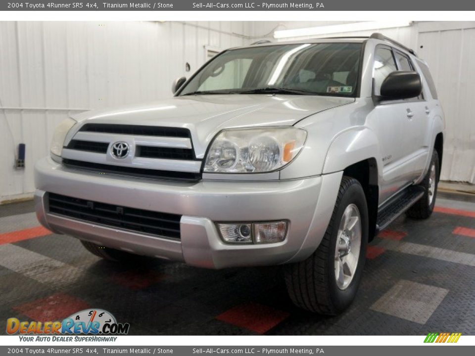 2004 Toyota 4Runner SR5 4x4 Titanium Metallic / Stone Photo #3