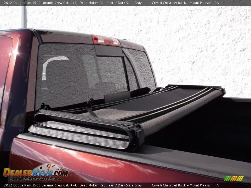 2012 Dodge Ram 1500 Laramie Crew Cab 4x4 Deep Molten Red Pearl / Dark Slate Gray Photo #14