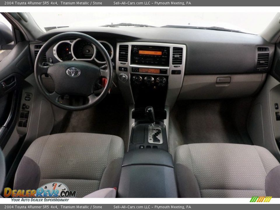 2004 Toyota 4Runner SR5 4x4 Titanium Metallic / Stone Photo #21