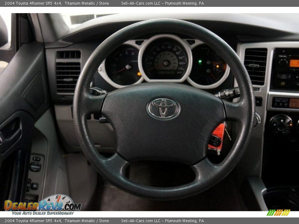 2004 Toyota 4Runner SR5 4x4 Titanium Metallic / Stone Photo #22