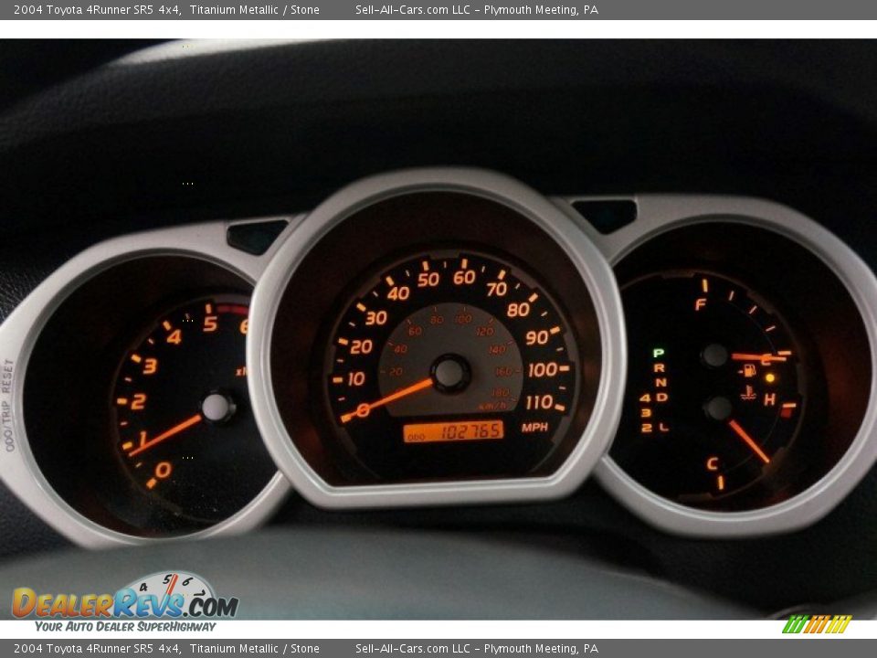 2004 Toyota 4Runner SR5 4x4 Titanium Metallic / Stone Photo #27