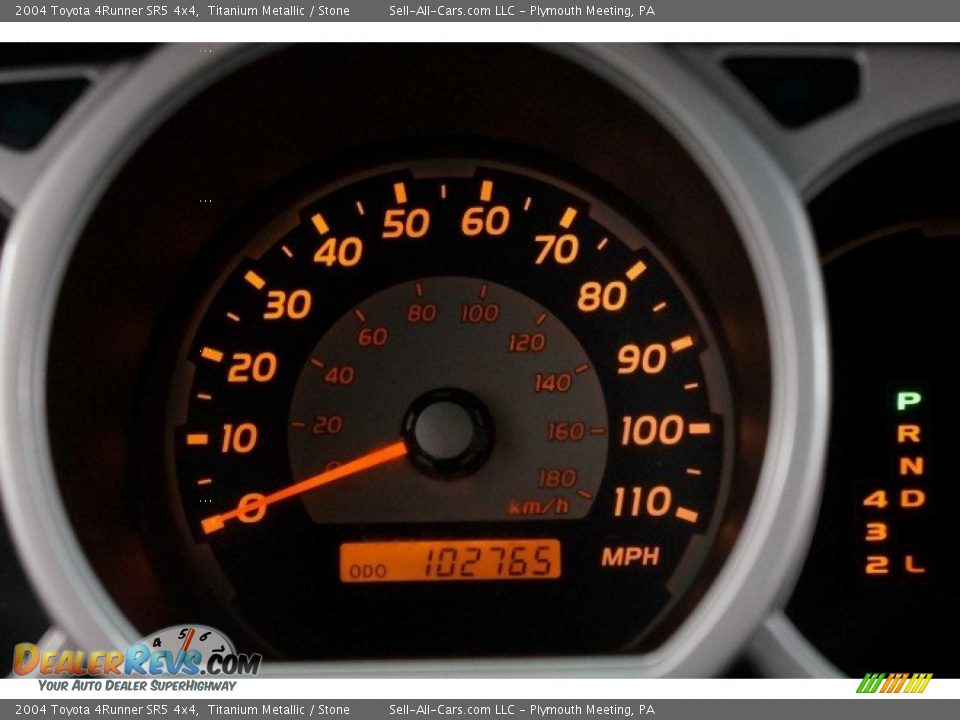 2004 Toyota 4Runner SR5 4x4 Titanium Metallic / Stone Photo #28