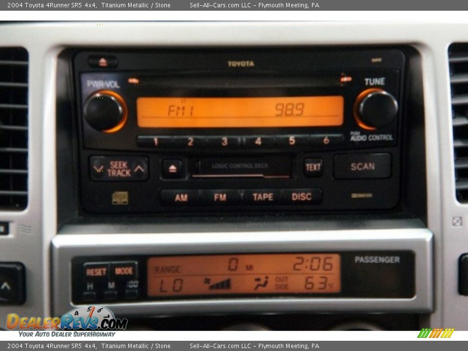 2004 Toyota 4Runner SR5 4x4 Titanium Metallic / Stone Photo #29