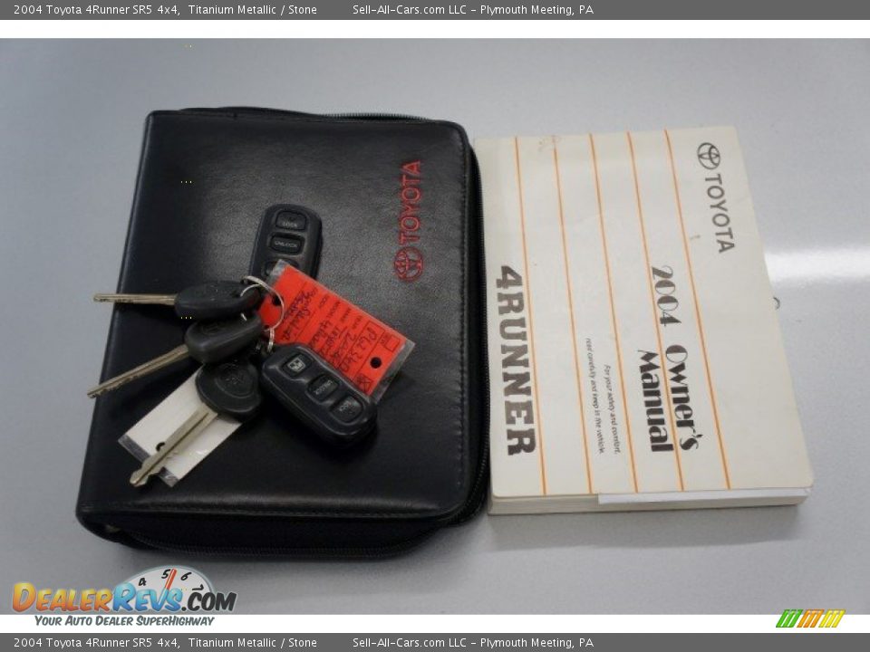 2004 Toyota 4Runner SR5 4x4 Titanium Metallic / Stone Photo #33