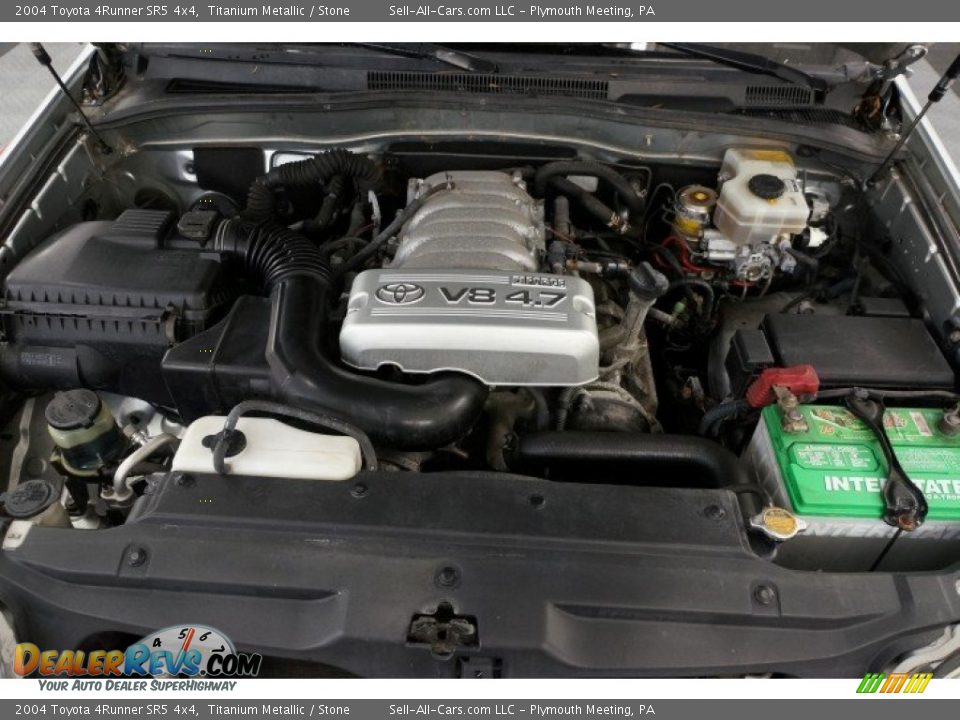 2004 Toyota 4Runner SR5 4x4 Titanium Metallic / Stone Photo #34