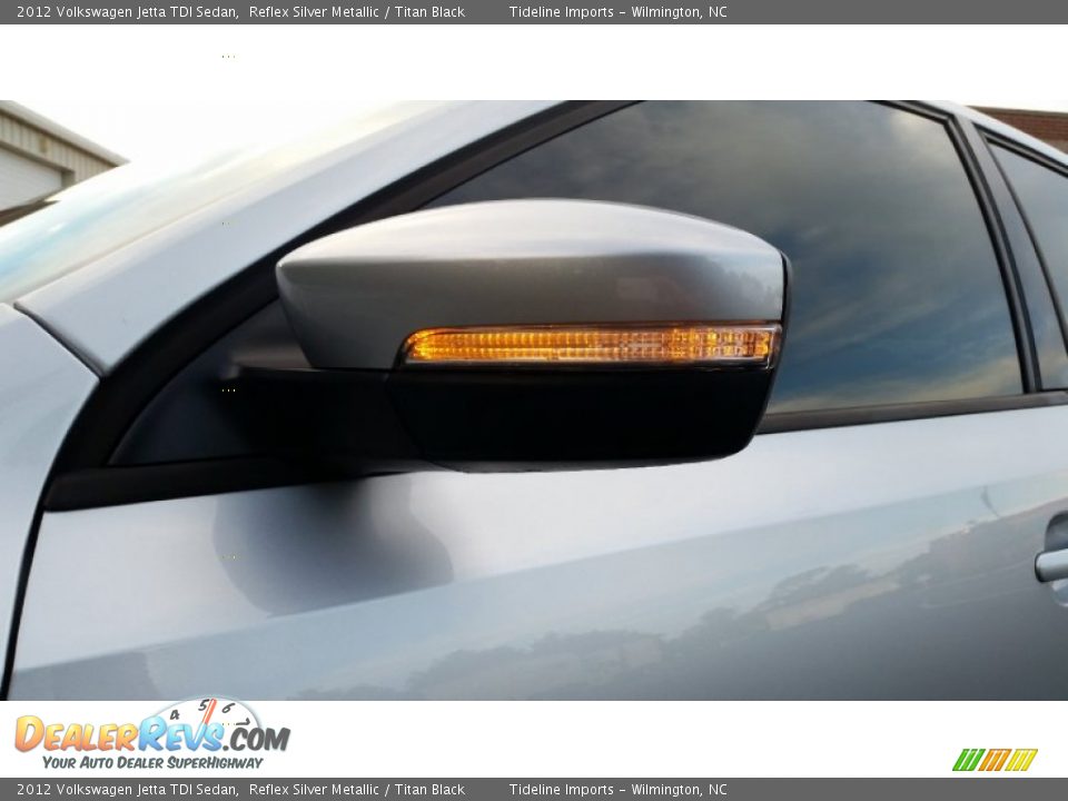 2012 Volkswagen Jetta TDI Sedan Reflex Silver Metallic / Titan Black Photo #20