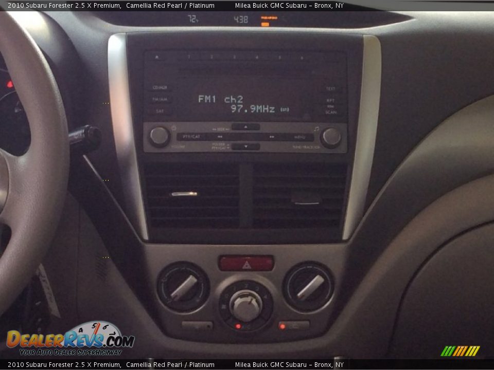 2010 Subaru Forester 2.5 X Premium Camellia Red Pearl / Platinum Photo #9