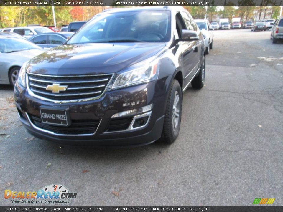2015 Chevrolet Traverse LT AWD Sable Metallic / Ebony Photo #2