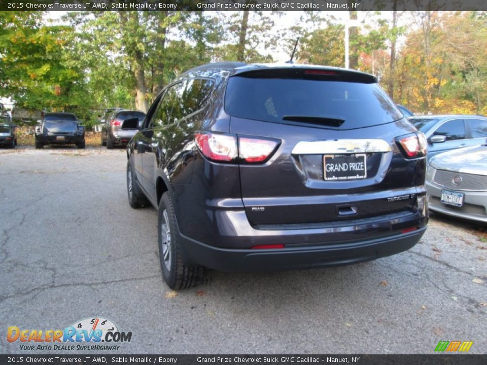 2015 Chevrolet Traverse LT AWD Sable Metallic / Ebony Photo #4