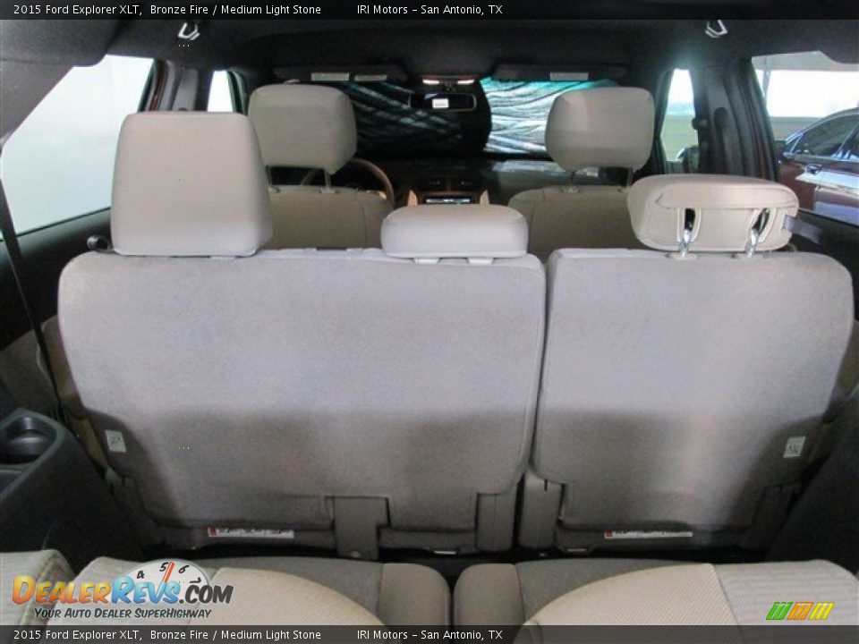 2015 Ford Explorer XLT Bronze Fire / Medium Light Stone Photo #14