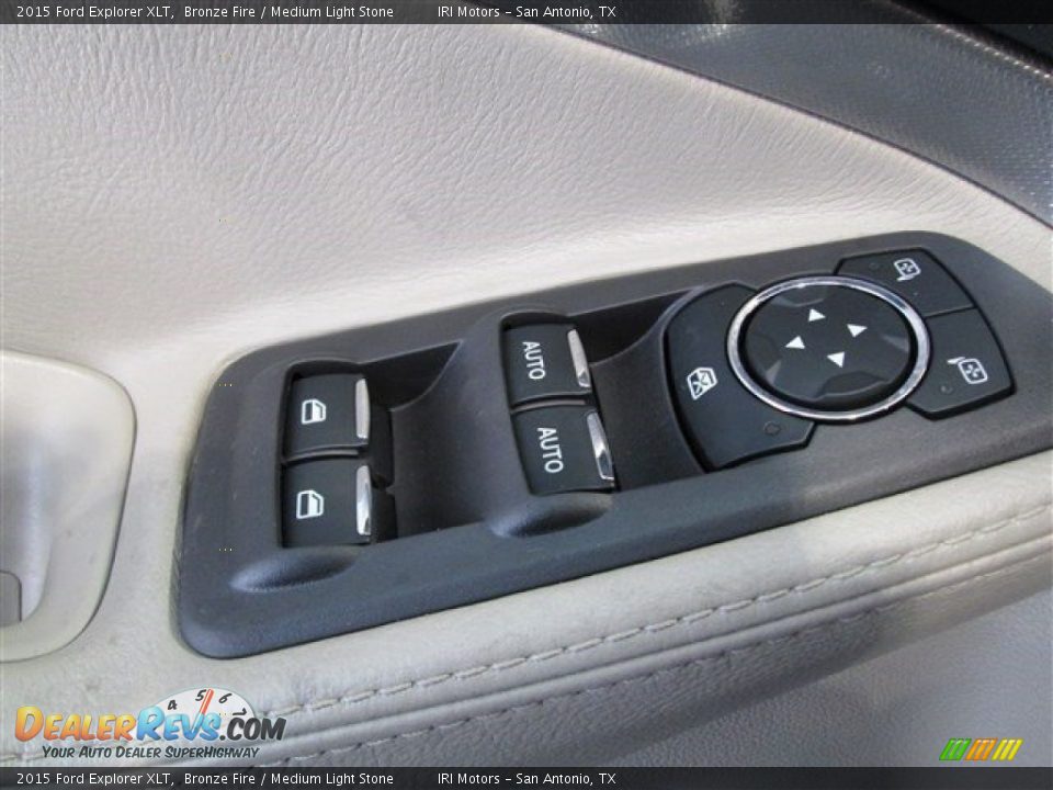 2015 Ford Explorer XLT Bronze Fire / Medium Light Stone Photo #24