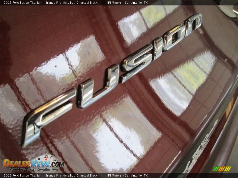 2015 Ford Fusion Titanium Bronze Fire Metallic / Charcoal Black Photo #6