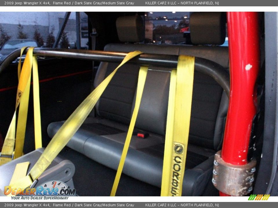 2009 Jeep Wrangler X 4x4 Flame Red / Dark Slate Gray/Medium Slate Gray Photo #10