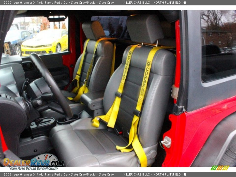 2009 Jeep Wrangler X 4x4 Flame Red / Dark Slate Gray/Medium Slate Gray Photo #13