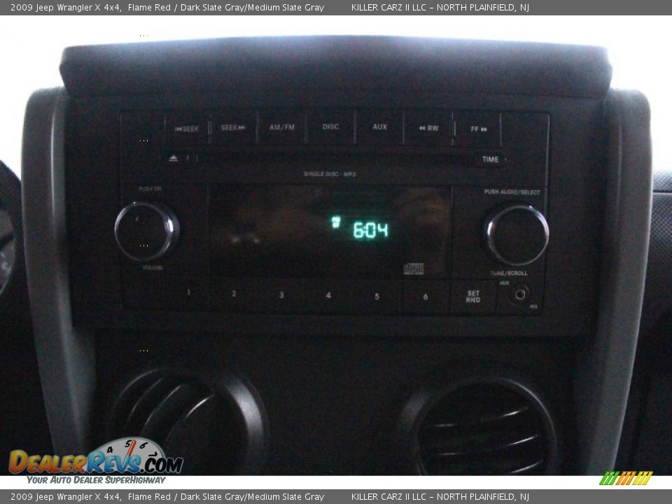 2009 Jeep Wrangler X 4x4 Flame Red / Dark Slate Gray/Medium Slate Gray Photo #20