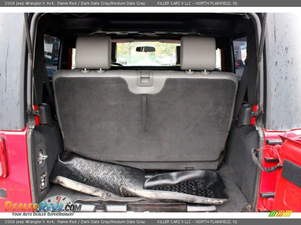 2009 Jeep Wrangler X 4x4 Flame Red / Dark Slate Gray/Medium Slate Gray Photo #30