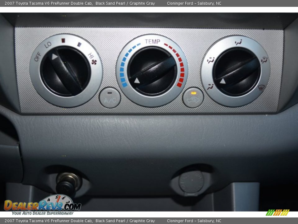 2007 Toyota Tacoma V6 PreRunner Double Cab Black Sand Pearl / Graphite Gray Photo #21