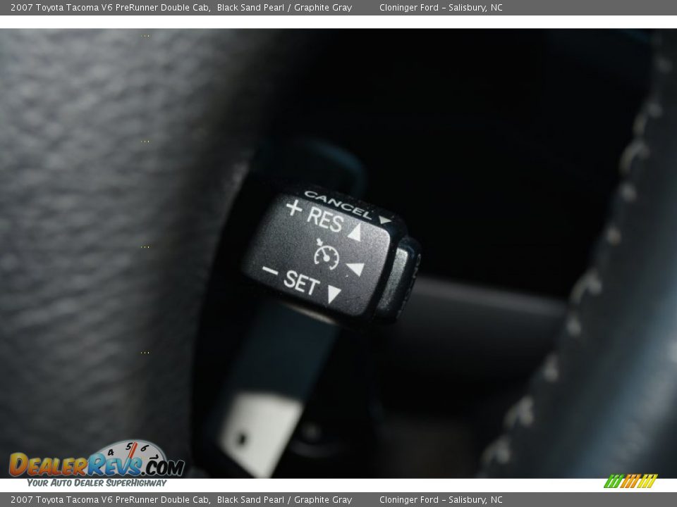 2007 Toyota Tacoma V6 PreRunner Double Cab Black Sand Pearl / Graphite Gray Photo #23