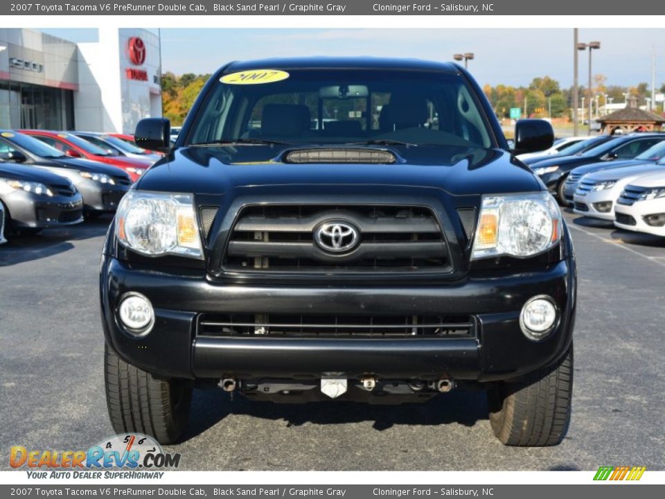 2007 Toyota Tacoma V6 PreRunner Double Cab Black Sand Pearl / Graphite Gray Photo #28