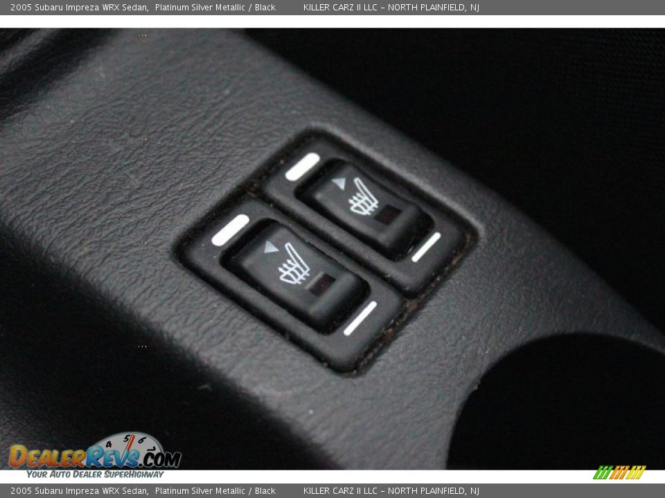 2005 Subaru Impreza WRX Sedan Platinum Silver Metallic / Black Photo #25