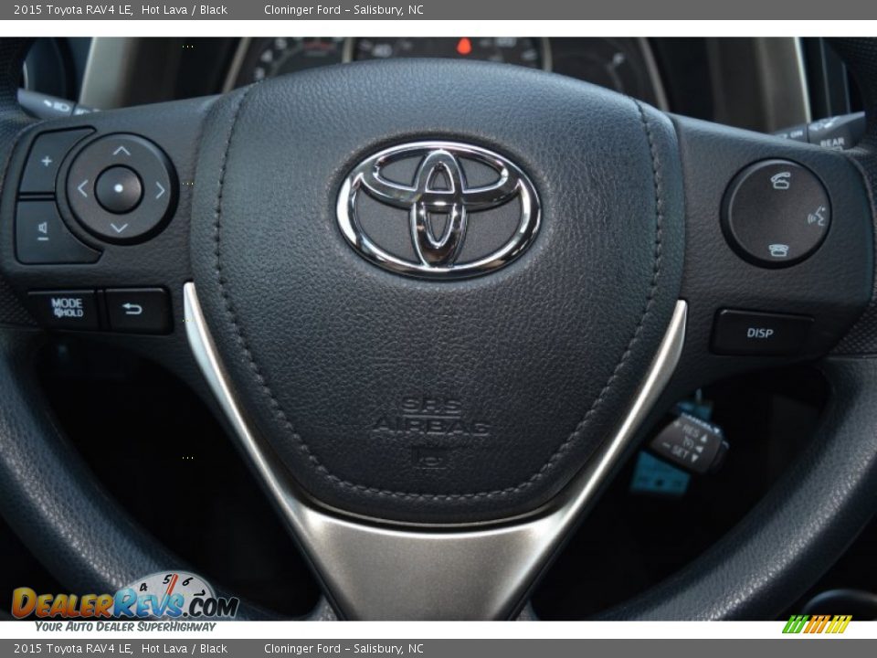 2015 Toyota RAV4 LE Hot Lava / Black Photo #17