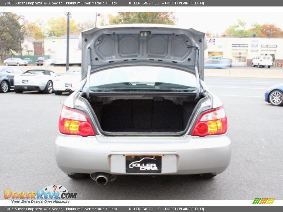 2005 Subaru Impreza WRX Sedan Platinum Silver Metallic / Black Photo #33