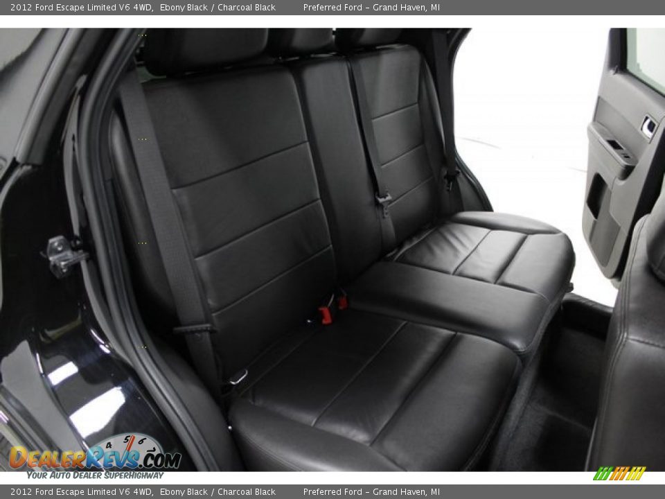 2012 Ford Escape Limited V6 4WD Ebony Black / Charcoal Black Photo #19
