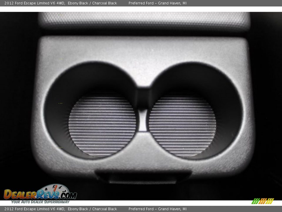 2012 Ford Escape Limited V6 4WD Ebony Black / Charcoal Black Photo #21