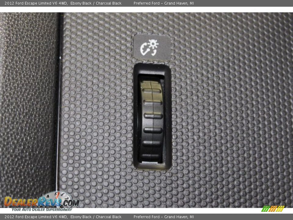 2012 Ford Escape Limited V6 4WD Ebony Black / Charcoal Black Photo #29