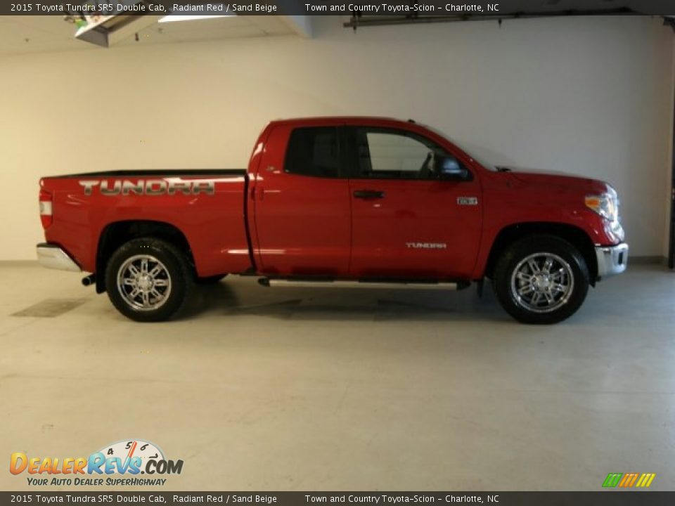 2015 Toyota Tundra SR5 Double Cab Radiant Red / Sand Beige Photo #1