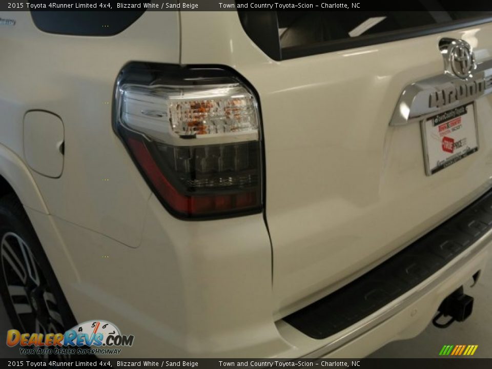 2015 Toyota 4Runner Limited 4x4 Blizzard White / Sand Beige Photo #7